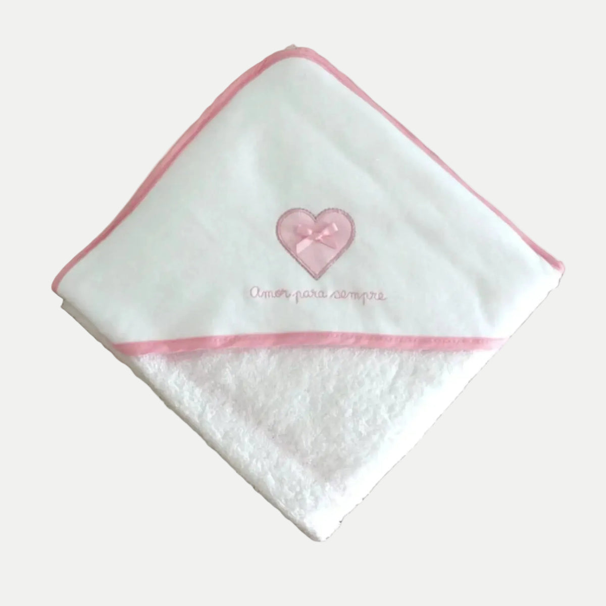 Toalha de Banho para Bebé "Amor para Sempre"