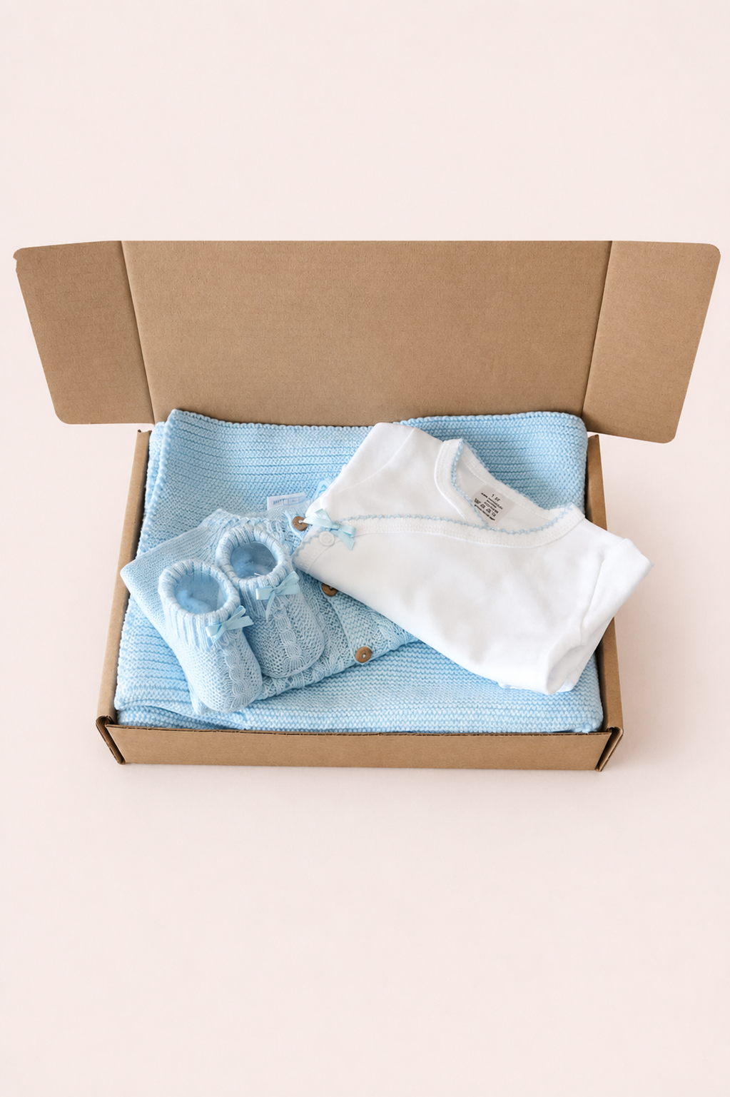 Lullaby box - Azul bebé - 5 artigos