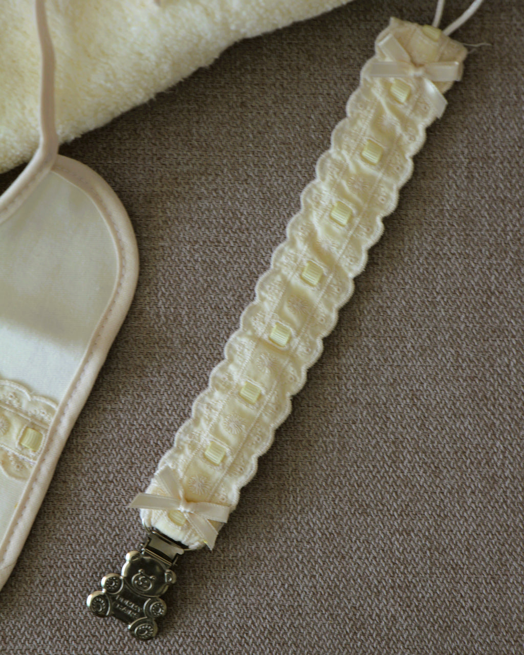 Conjunto estampado com renda