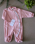 Babygrow algodão com renda