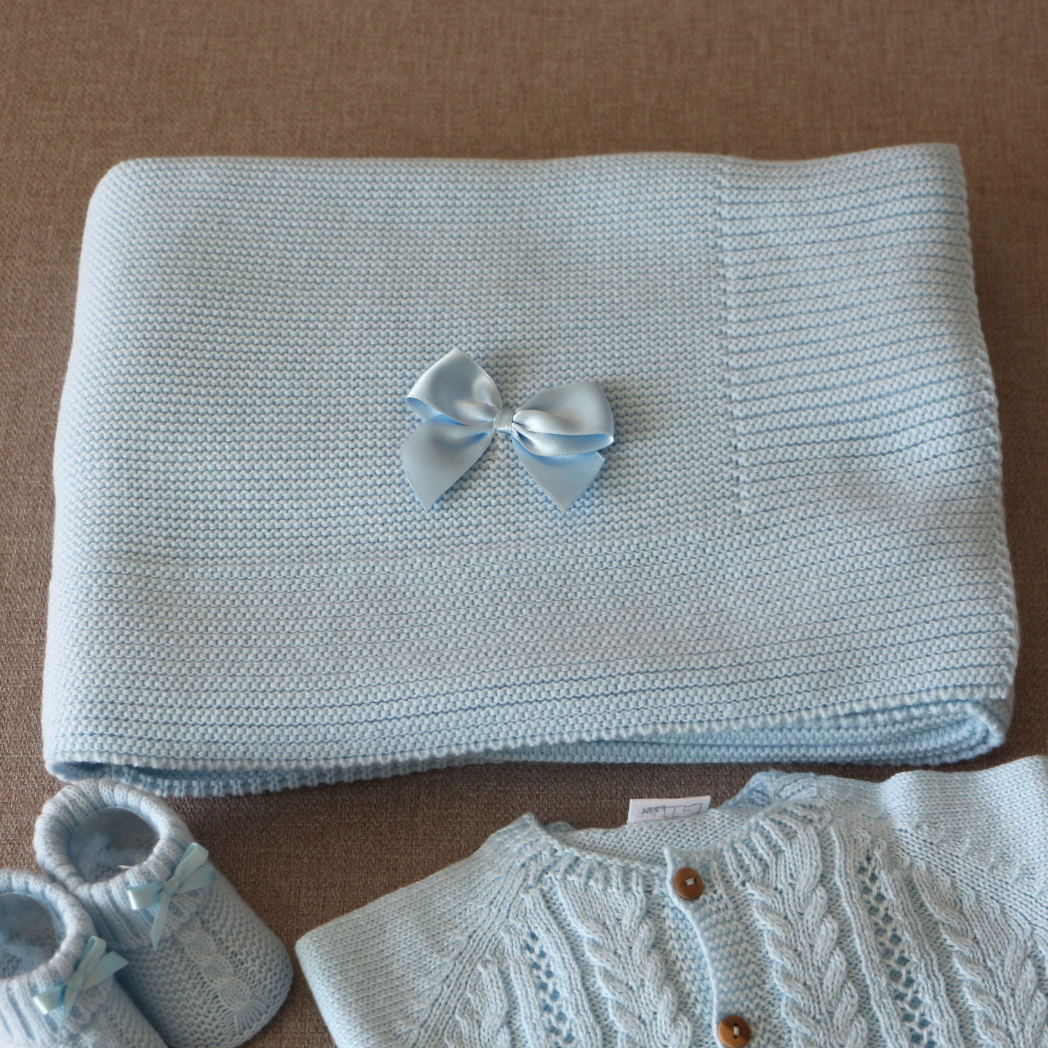 Lullaby box - Azul bebé - 5 artigos