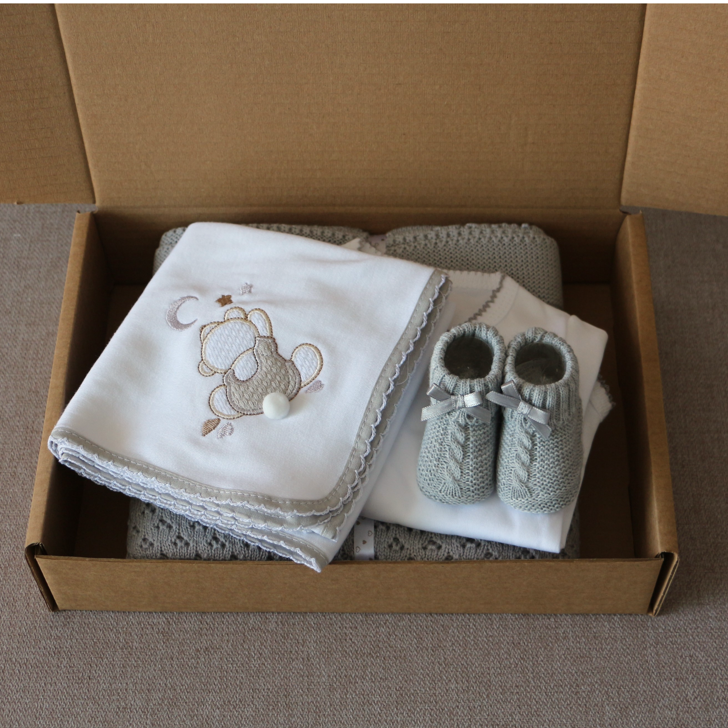 Lullaby box - Cinza - 5 artigos