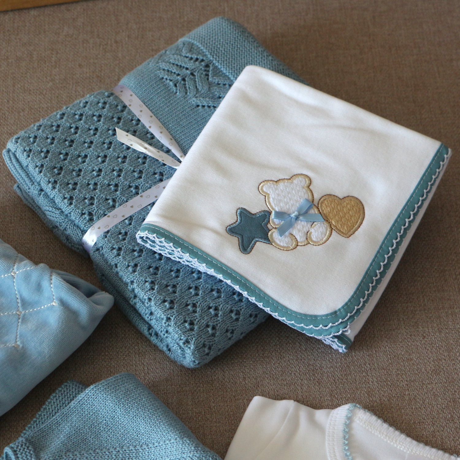 Lullaby box - Azul cobalto - 7 artigos
