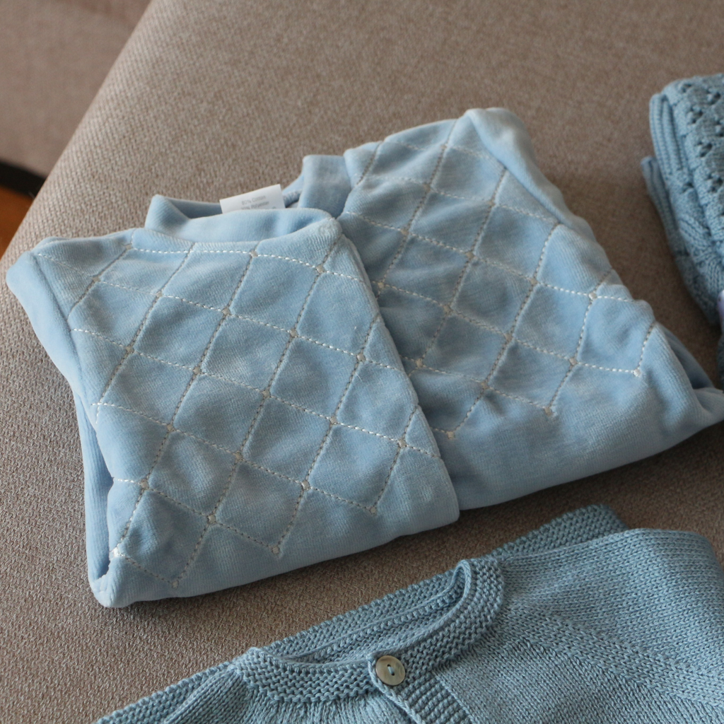 Lullaby box - Azul cobalto - 7 artigos