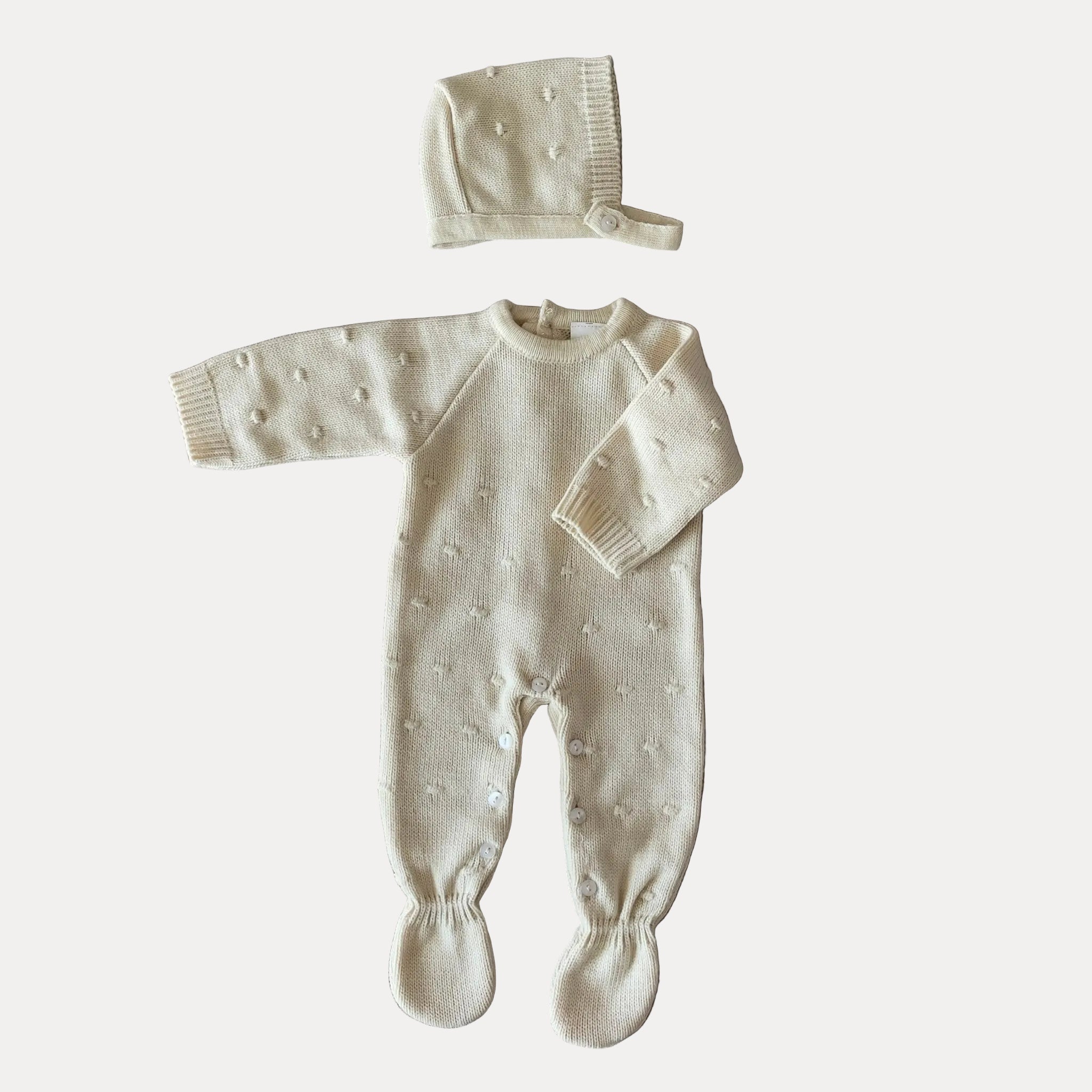 Conjunto bebé menino malha 2 peças