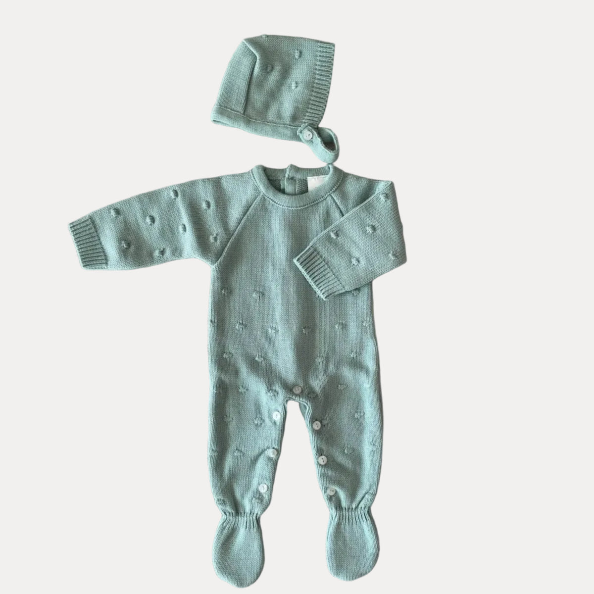 Conjunto bebé menino malha 2 peças