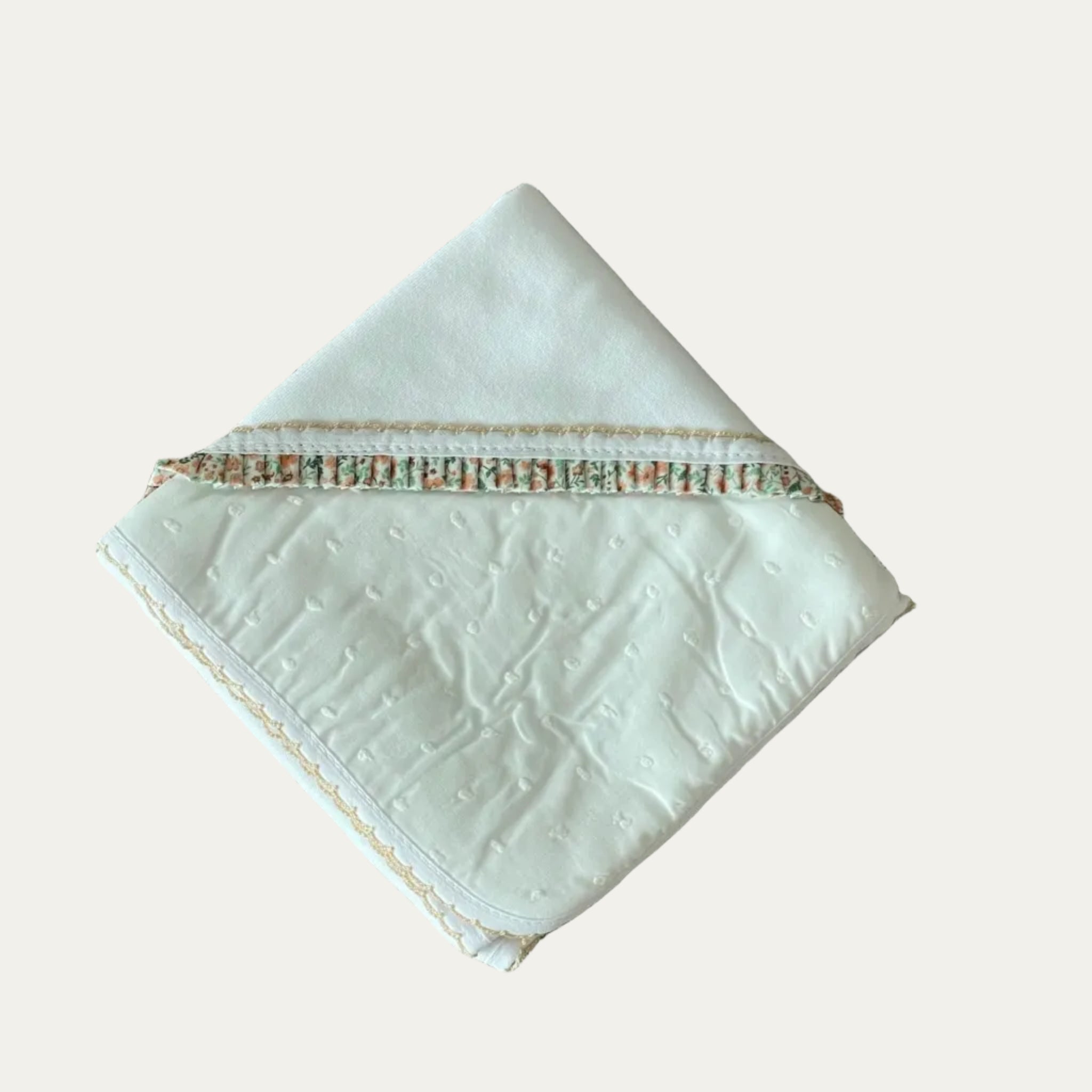 Fralda de Algodão com Aplicações Estampadas