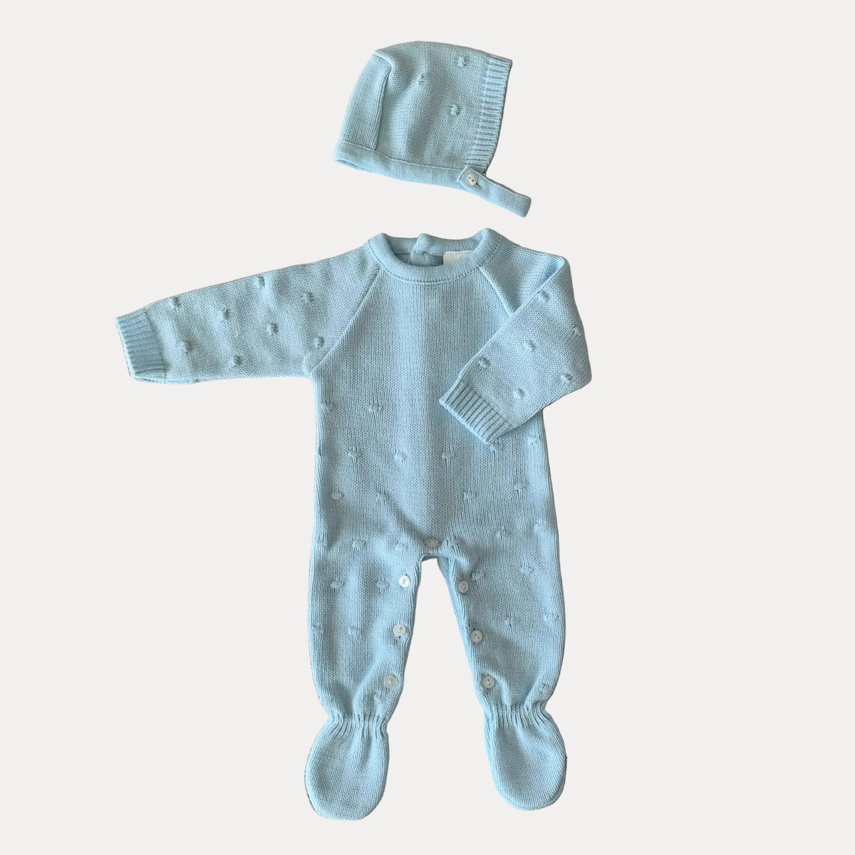 Conjunto bebé menino malha 2 peças