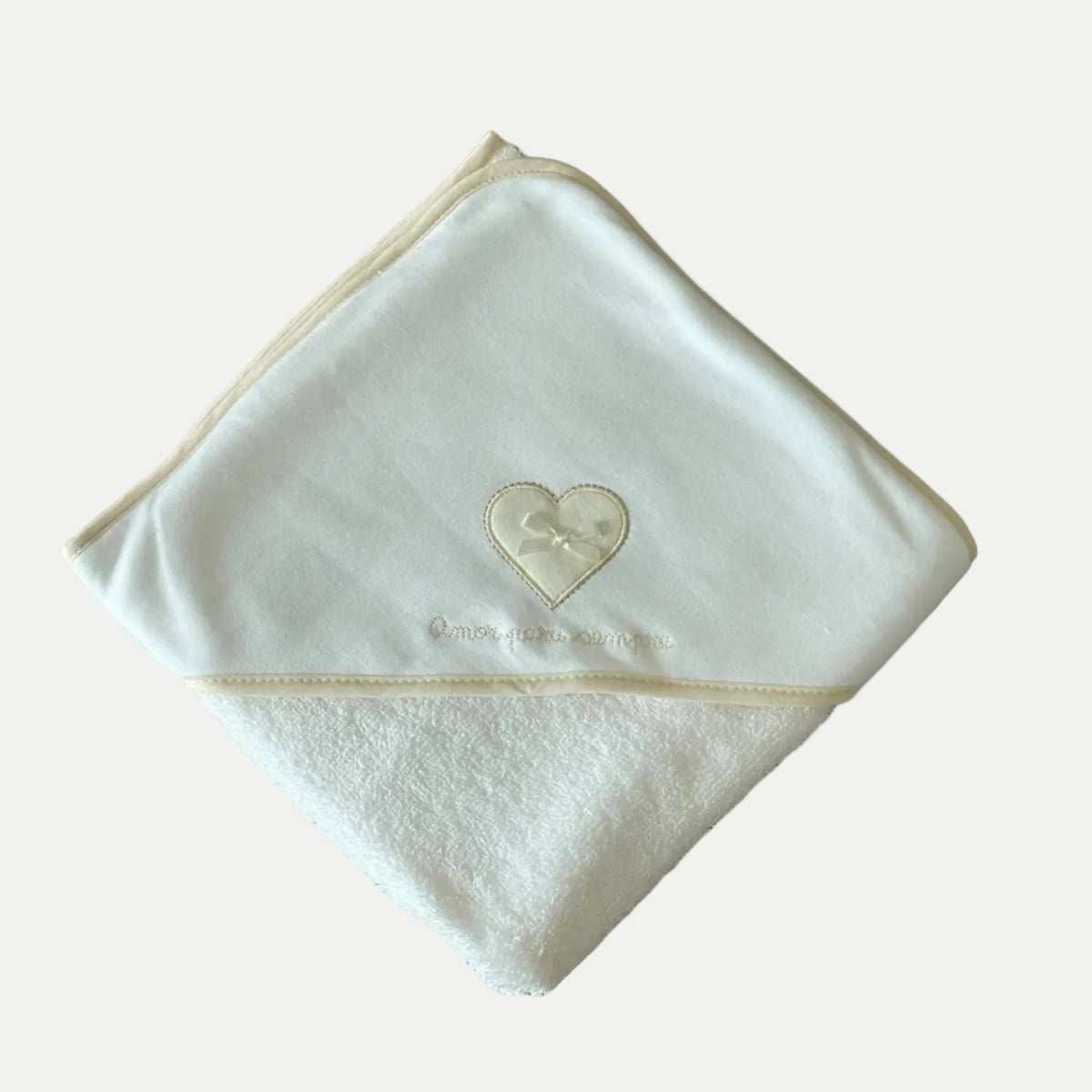 Toalha de Banho para Bebé "Amor para Sempre"